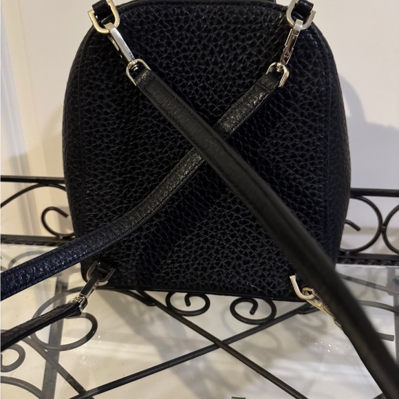 carter street mini caden leather backpack Kate Spade Carter Street Mini Caden Backpack in Black Pebbled Leather